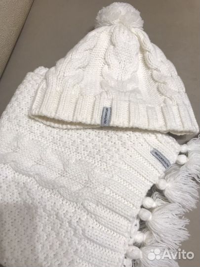 Шапка и шарф вязаные