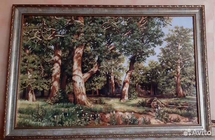 Картина вышитая крестом 3