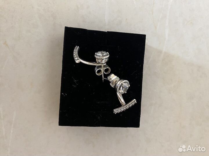 Серьги трансформеры Pandora оригинал