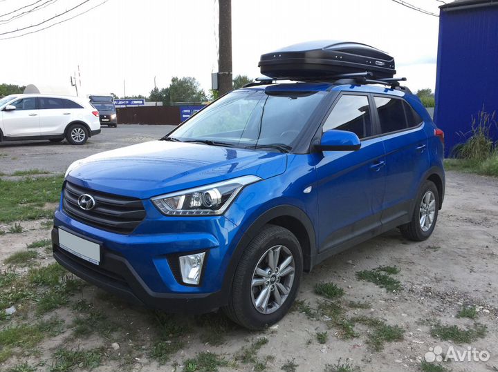 Автобокс MaxBox PRO 460 (средний) черный на Creta