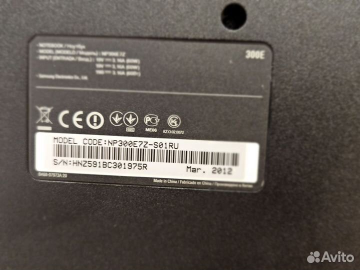 Ноутбук Samsung 17 дюймов Core i3