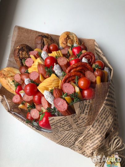 Мужские букеты съедобные