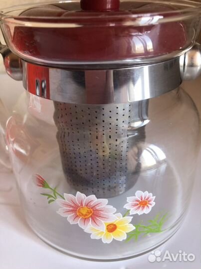 Чайник заварочный стеклянный