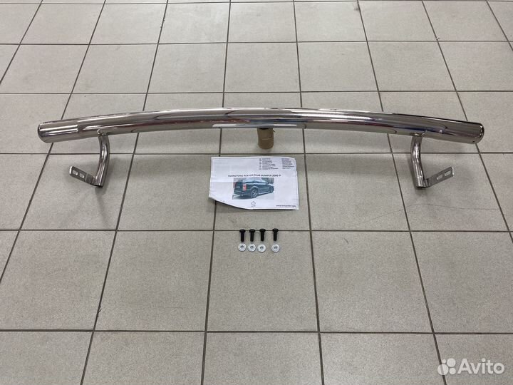 Защита заднего бампера SsangYong Rexton 2006