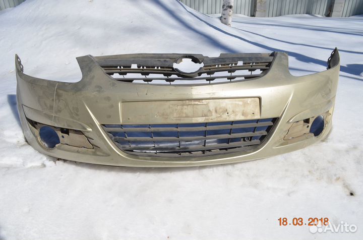 Бампер Опель Корса