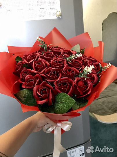 Букет цветов из мыла