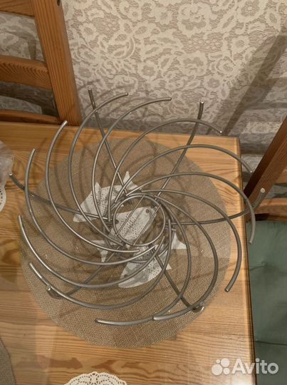 Ваза для фруктов нержавейка