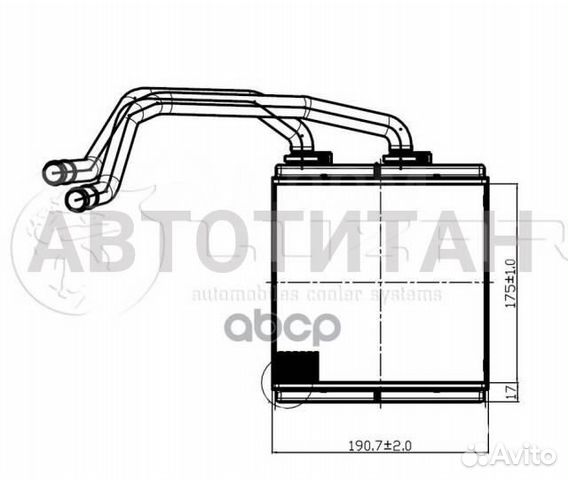 Радиатор отопителя Nissan Qashqai (06 ) / X-Trail