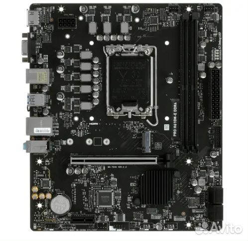 Материнская плата MSI PRO H610M-E DDR4 - Новая