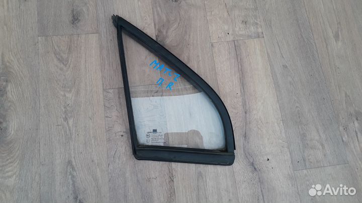 Стекло треугольное двери правой daewoo Matiz