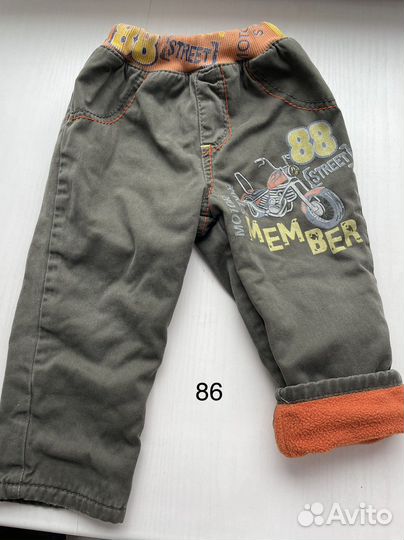 Штаны, джинсы для мальчика 68-86