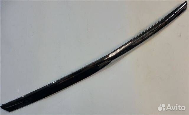 Молдинг на капот Приора черный Лак Новый