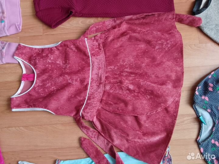 Вещи пакетом на девочку 104 110