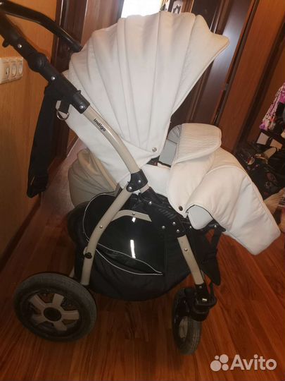 Коляска 2 в 1 эко кожа