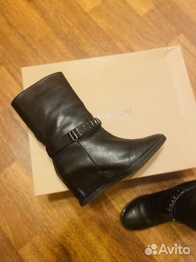 Полусапоги женские натуральная кожа 36