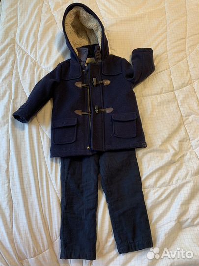 Утеплённое драповое пальто + 2 брюк Myoral,tuctuc