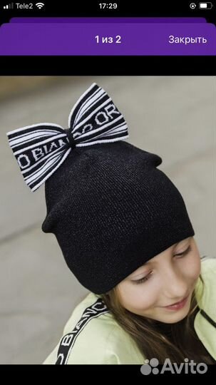 Шапка для девочки