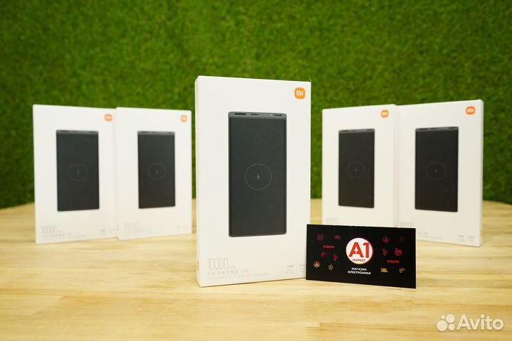 Xiaomi Mi Wireless Power Bank, 10000 mAh, Black