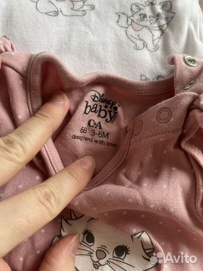 Боди для девочки 68 см C&A