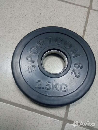 Гантели по 17 кг общий вес 34 кг. Металлические