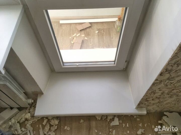 Откосы пвх Замена подоконника порога