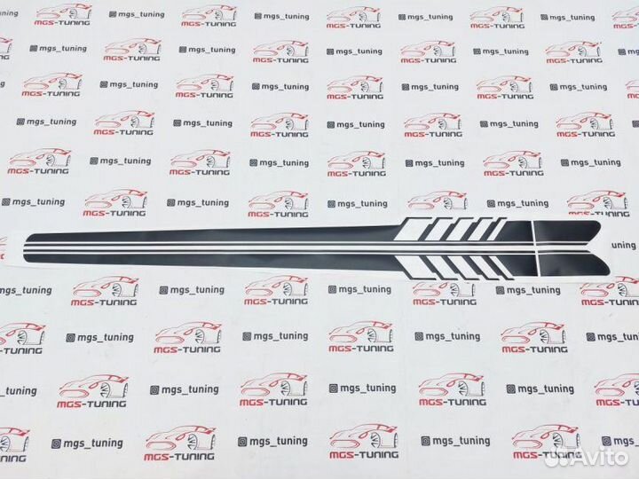 Наклейки AMG Edition на E-Class W212 черный мат