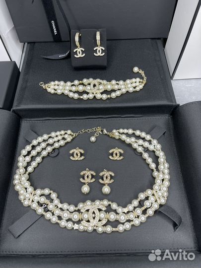 Chanel колье, браслет новое