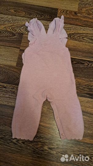 Комбинезон вязаный для девочки