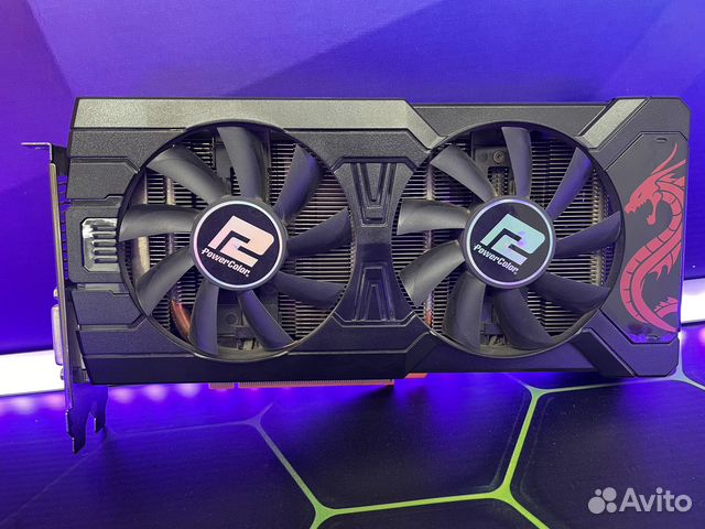 Видеокарта PowerColor AMD Radeon RX 570 Red Dragon купить в Москве ...