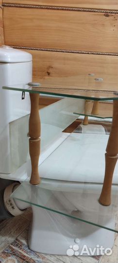 Полка стеклянная для ванной