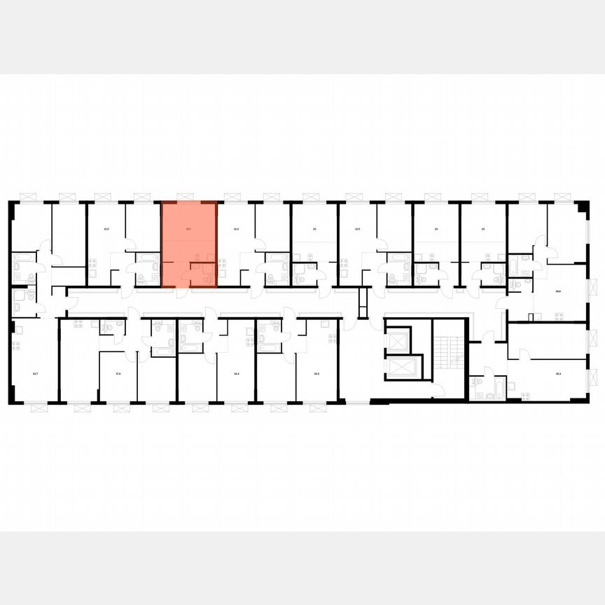 Квартира-студия, 23,7 м², 13/15 эт.