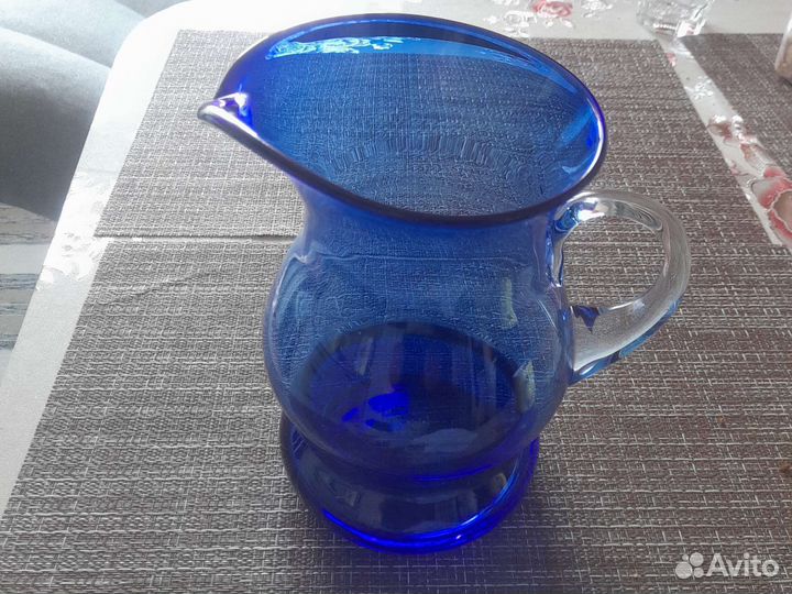 Графин цветное стекло СССР