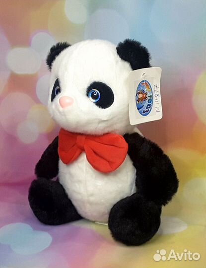 Панда с бабочкой мягкая игрушка