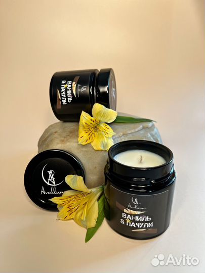 Ароматическая свеча ручной работы