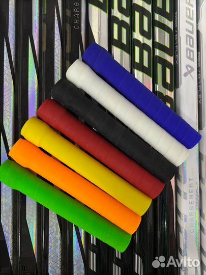 Ручка для хоккейной клюшки (оранжевая)