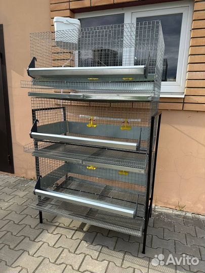 Клетки для кур несушек каркасные на 30 голов