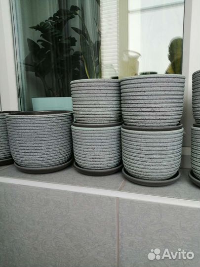 Горшки для цветов новые керамические