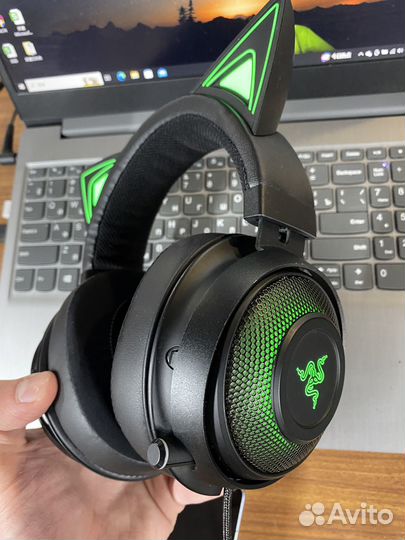 Наушники razer kraken kitty black