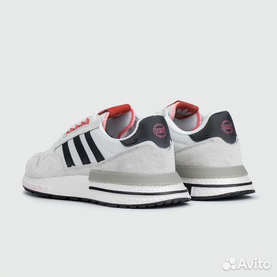 Кроссовки Adidas ZX 500 Boost White / Red