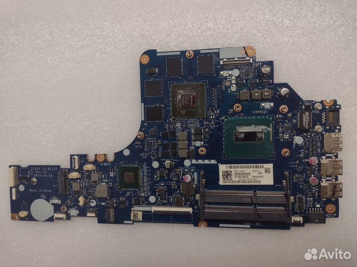 Неисправная плата Lenovo Y50-70 LA-B111p SR1PX