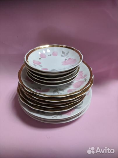 Тарелки и блюдца лфз, Полонский завод, Вербилки