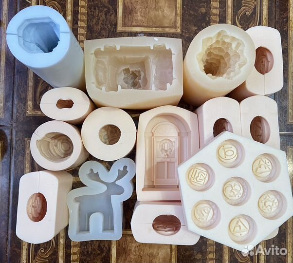Силиконовые формы для свечей
