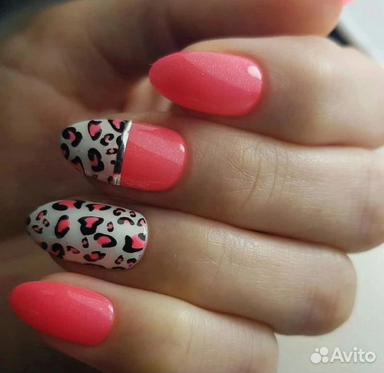 Маникюр/педикюр с гель лаком