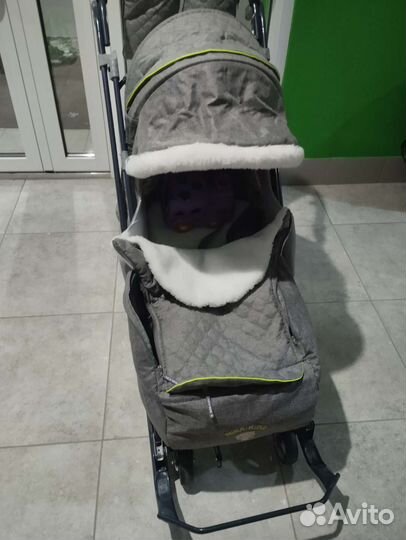 Коляска санки