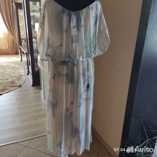 Платье шелковое. Бронь