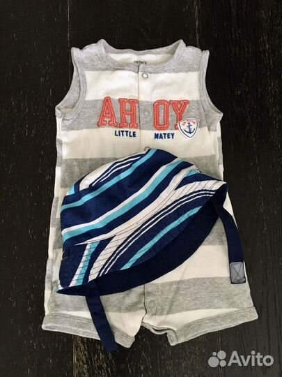 Carter’s комплект для пляжа: песочник, панама