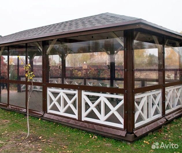 Мягкие окна для террасы