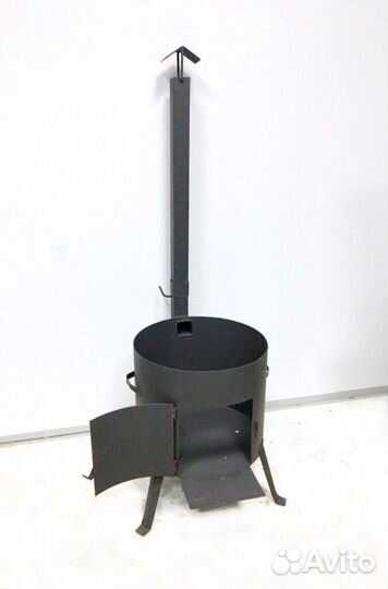 Печь с трубой для казана 6 - 22 литра