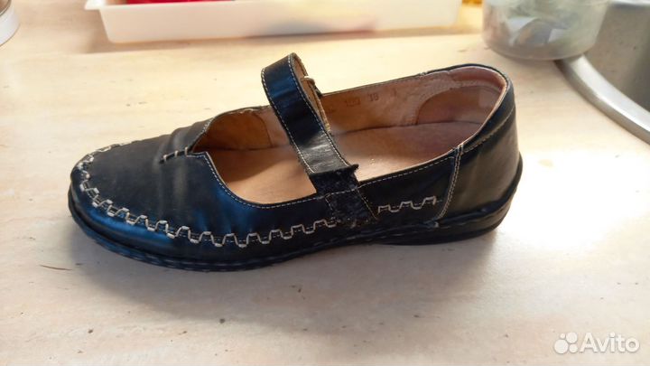 Туфли женские 37 размер натуральная кожа