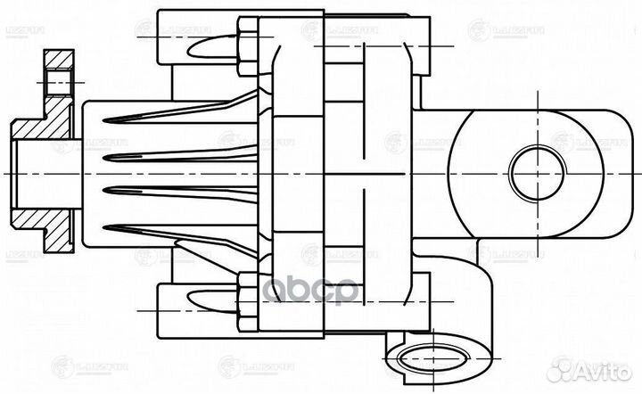 Насос гур VW Passat (96) /Audi A4 (94) (длинный